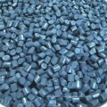 High-strength recycled plastic particles